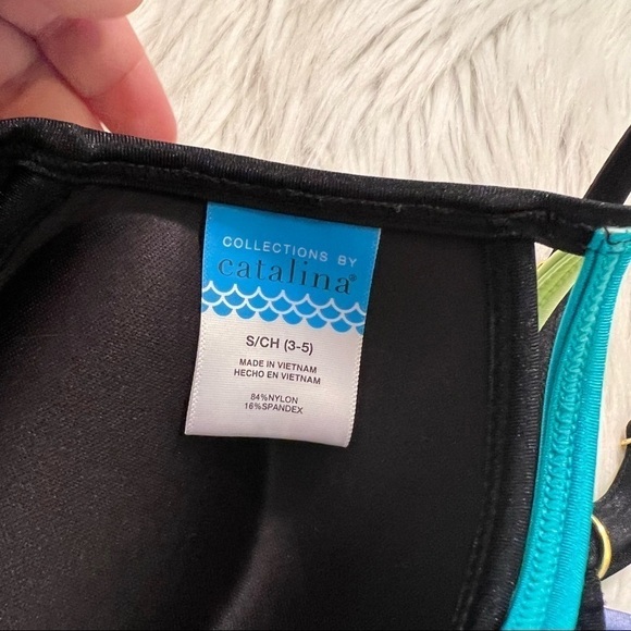 Collections by Catalina Push Up Bikini Top Black Strappy - Picture 10 of 10